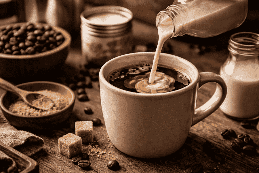 Tutto sul latte per caffè: tipi, sapore e utilizzo