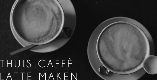 Prepara a casa il tuo caffè latte!