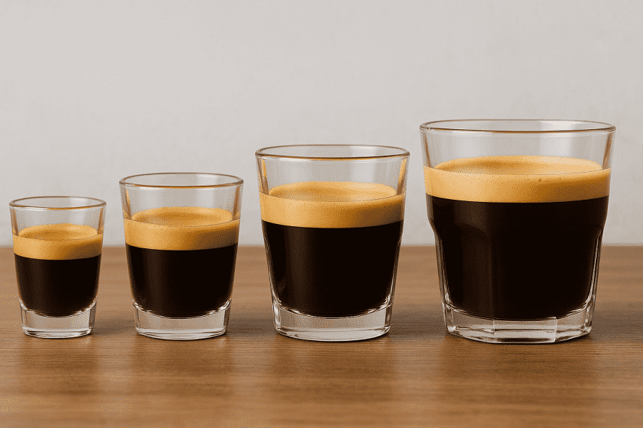 Quanti ml ha un espresso