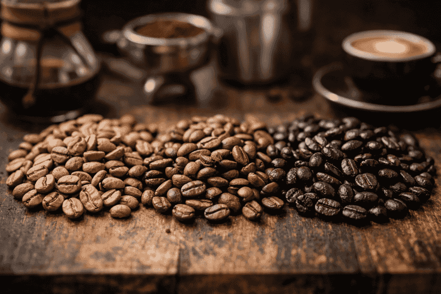 Qual è la differenza tra light, medium e dark roast?