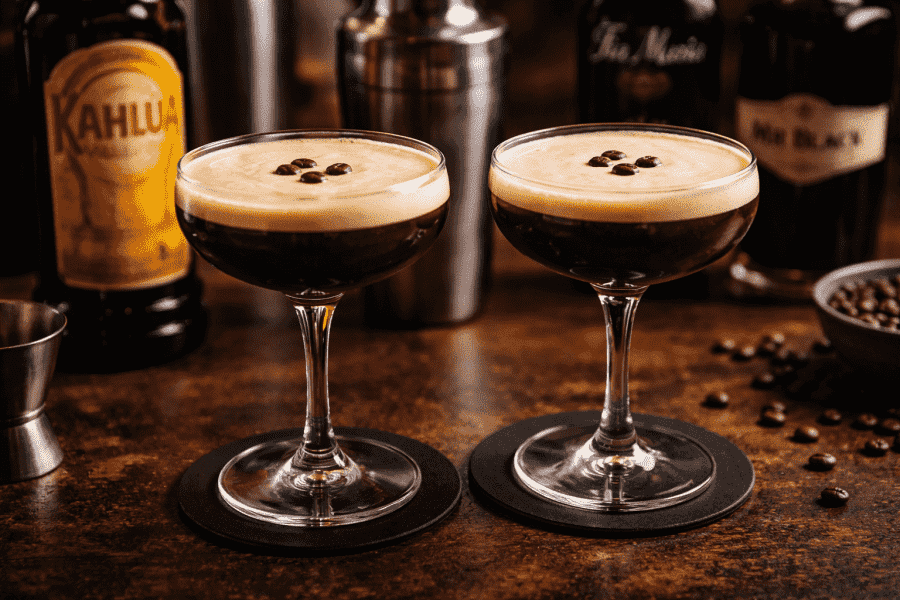 Quale liquore al caffè si usa in un Espresso Martini?