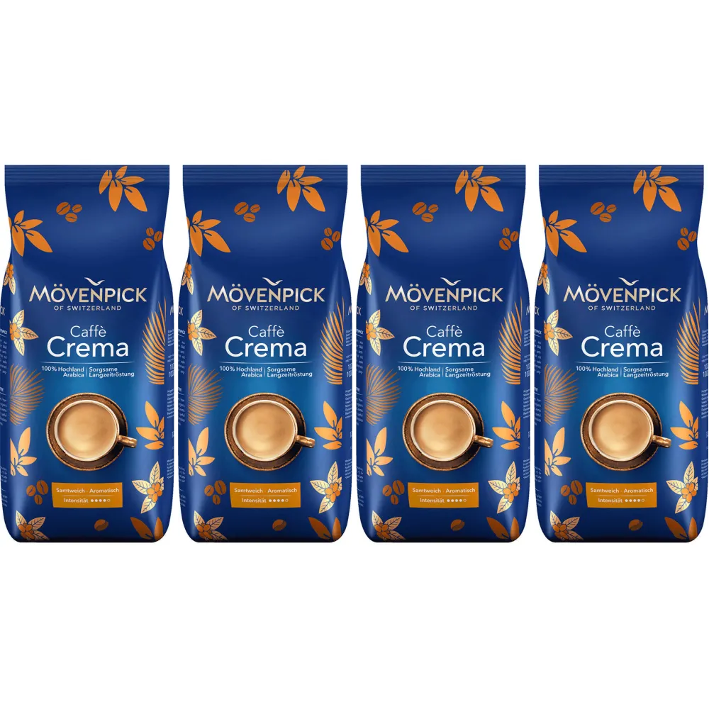 Mövenpick Caffè Crema - chicchi di caffè - 4 x 1 chilo