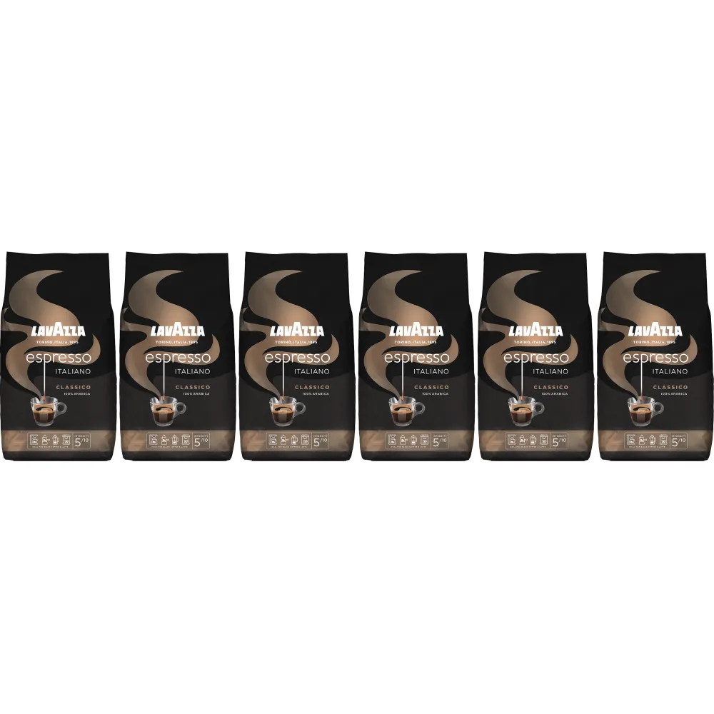 Lavazza Espresso Italiano - chicchi di caffè - 6 x 1 kg