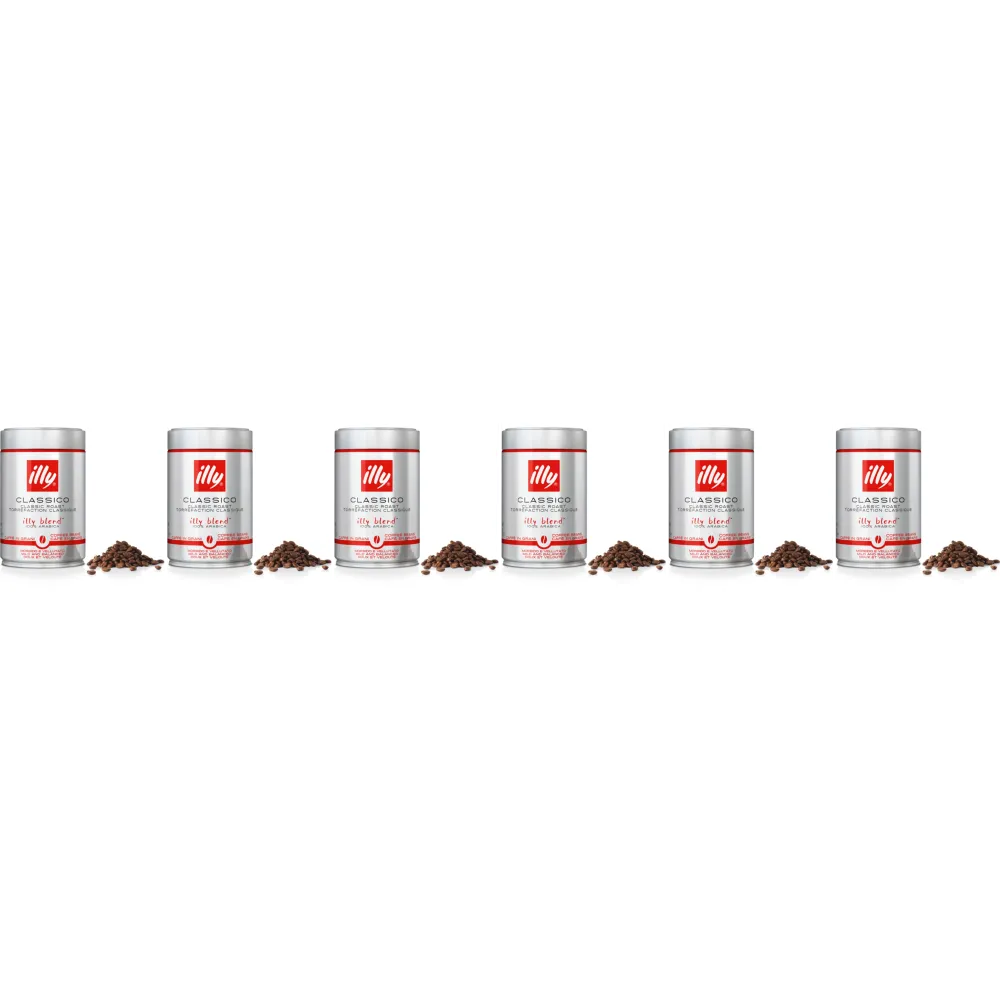 illy Classico - chicchi di caffè - 6 x 250 grammi