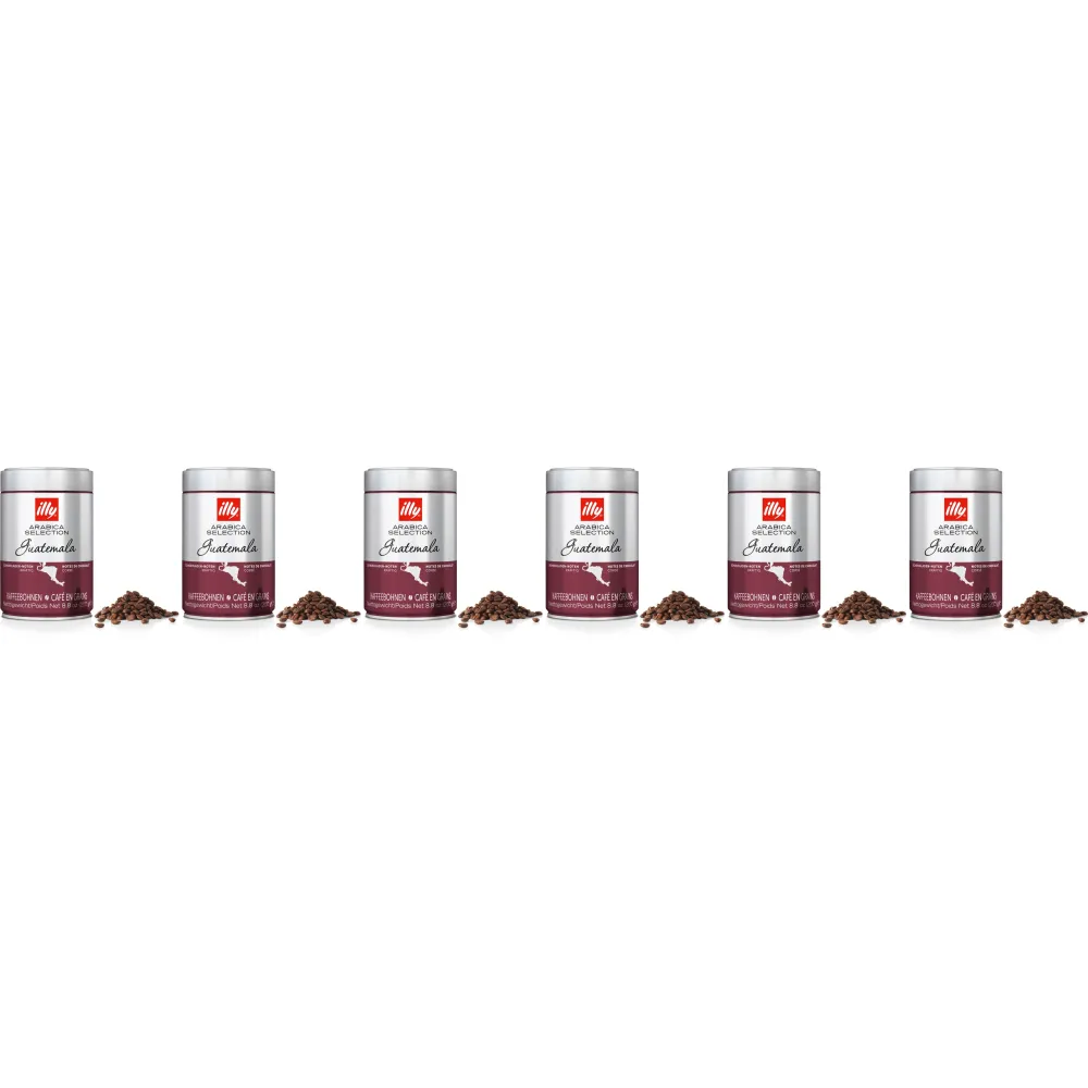 illy Arabica Selection Guatemala - chicchi di caffè - 6 x 250 grammi