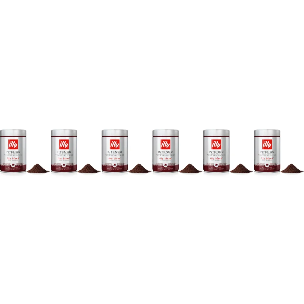 illy Intenso - caffè macinato - 6 x 250 grammi