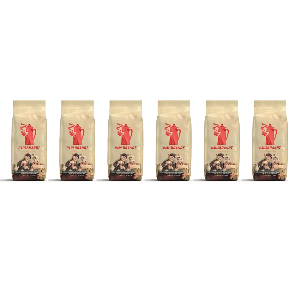 Caffè Hausbrandt Espresso (Nonnetti) - chicchi di caffè - 6 x 1 kg