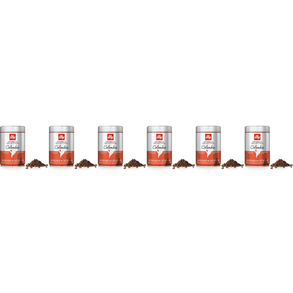 illy - Arabica Selection Colombia - 6 x chicchi di caffè - 250 grammi
