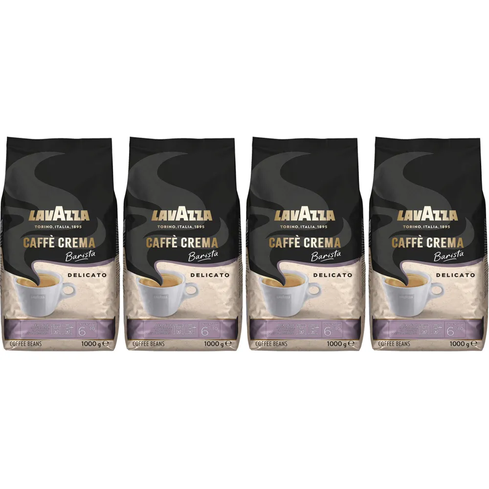Lavazza Caffè Crema Barista Delicato - chicchi di caffè - 4 x 1 kg
