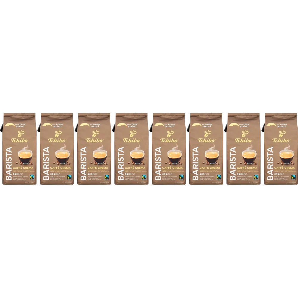 Tchibo Barista Caffè Crema - chicchi di caffè - 8 x 1 kg