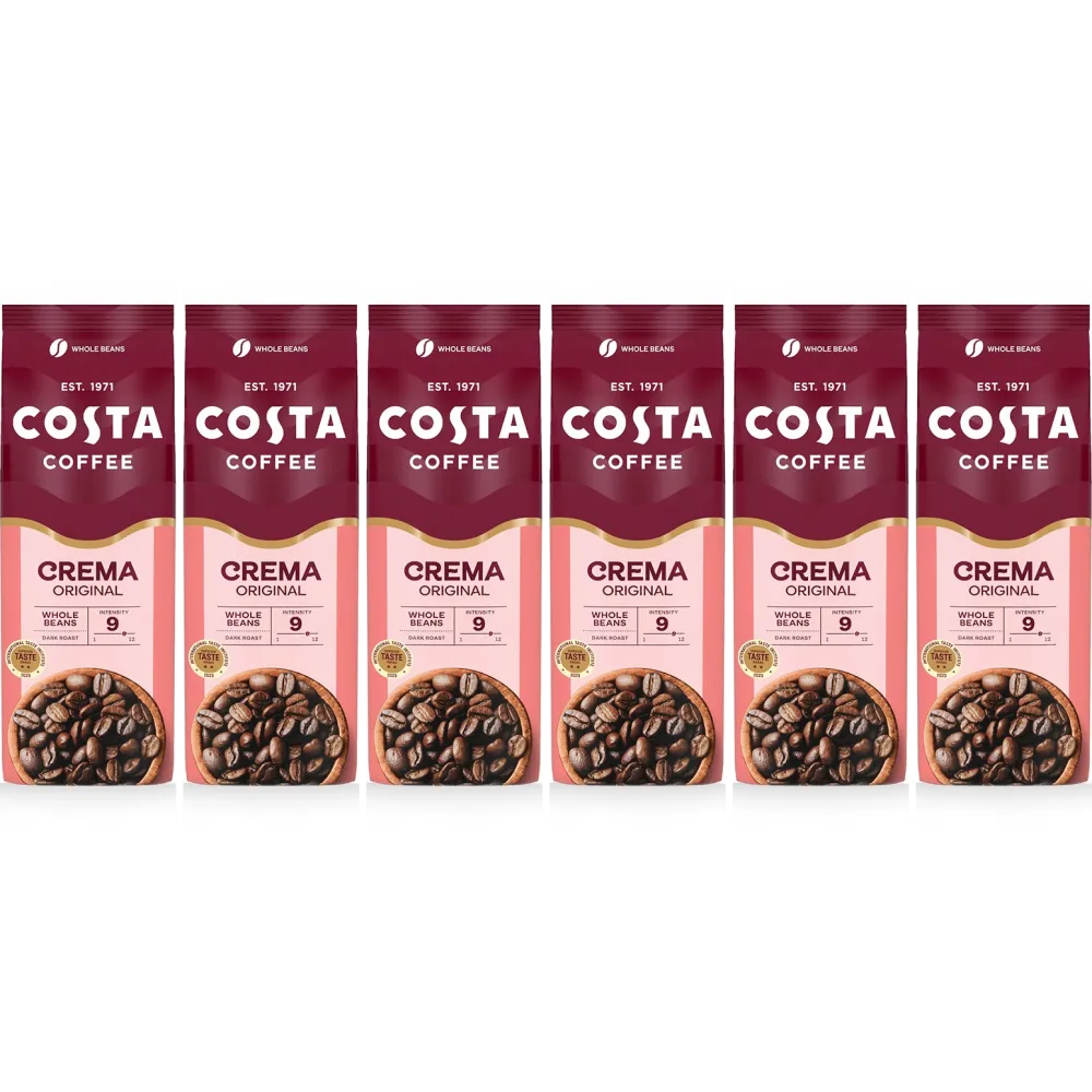 Costa Coffee Caffè Crema Original Blend - chicchi di caffè - 6 x 1 kg