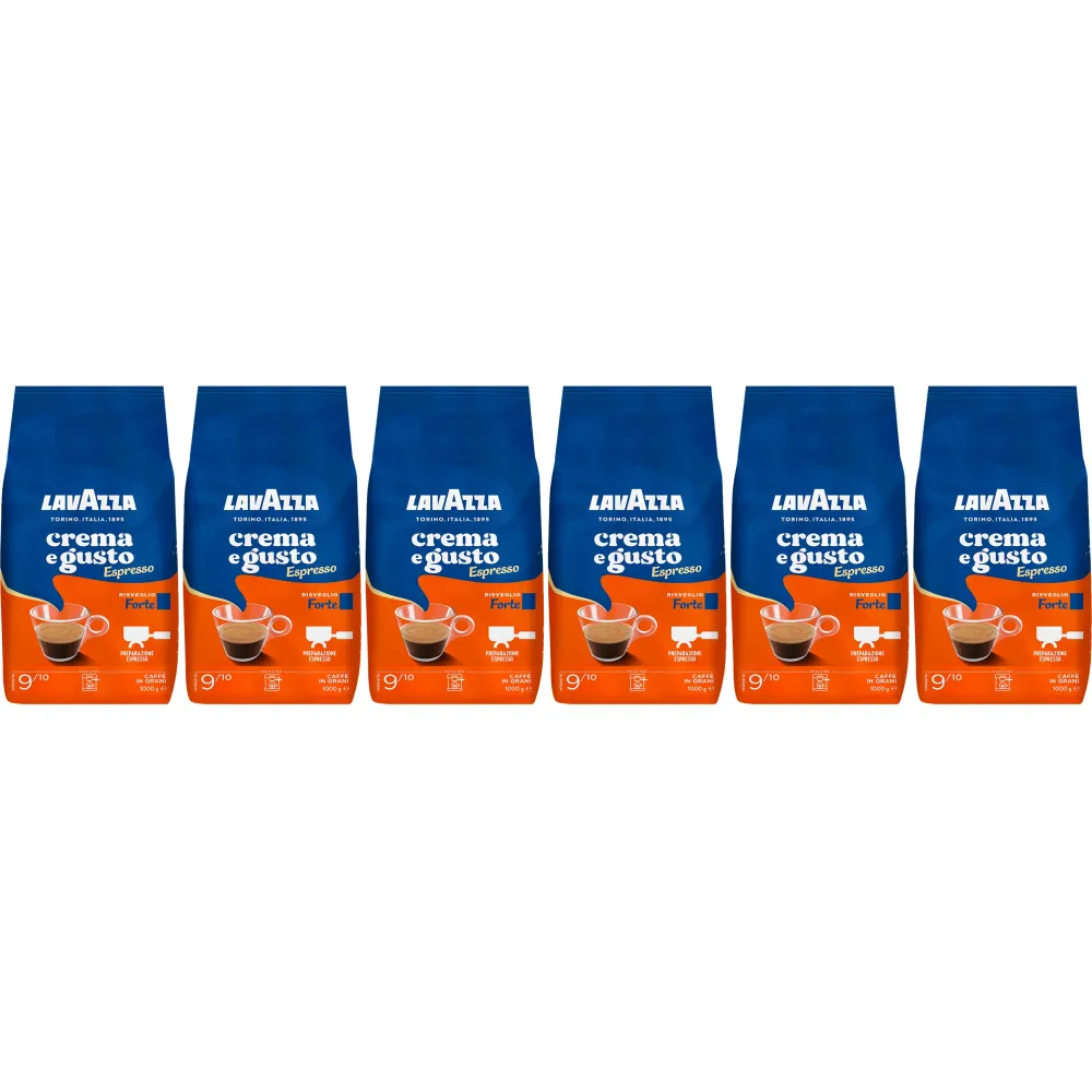 Lavazza Crema e Gusto Espresso Forte - chicchi di caffè - 6 x 1 kg