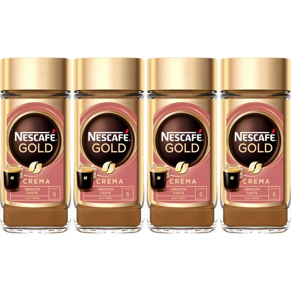 Nescafé Gold Crema - caffè solubile - 4 x 100 grammi