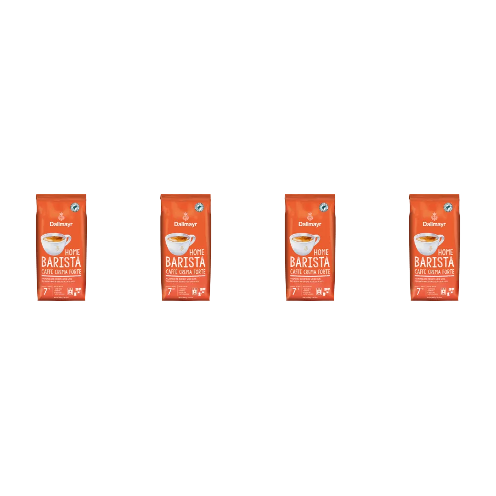 Dallmayr Home Barista Caffè Crema Forte - chicchi di caffè - 4 x 1 kg