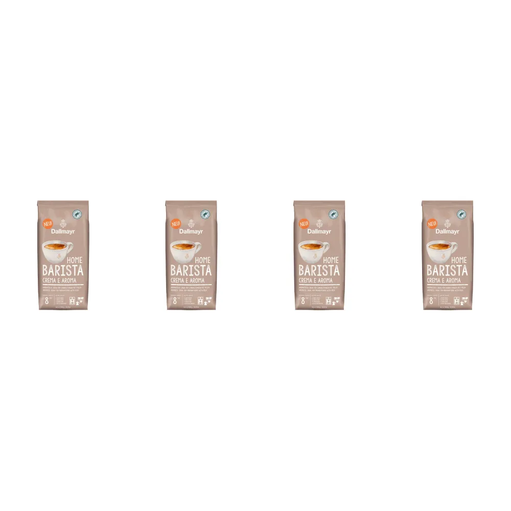 Dallmayr Home Barista Caffè Crema e Aroma - chicchi di caffè - 4 x 1 kg