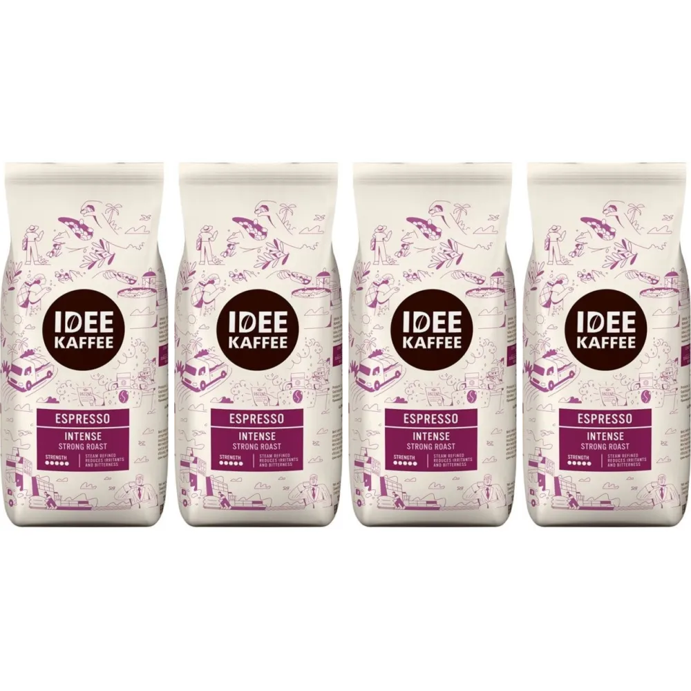 Idee Kaffee Espresso Intense - chicchi di caffè - 4 x 1 kg