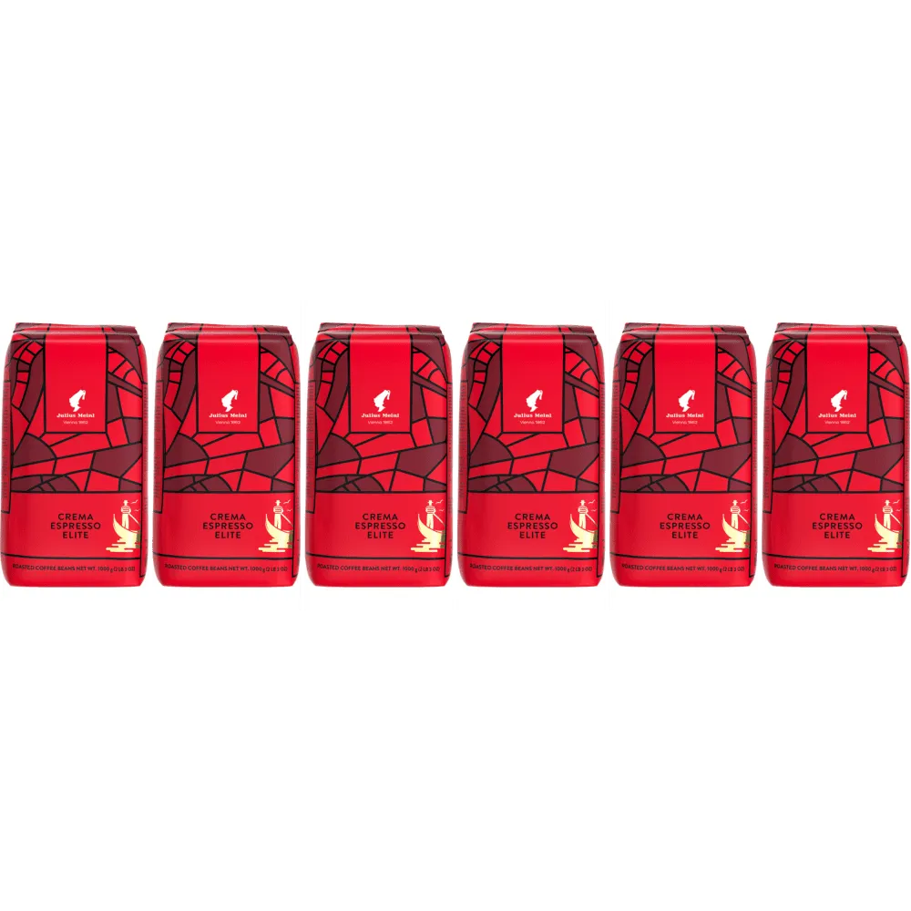 Julius Meinl Crema Espresso Elite Italian Line - chicchi di caffè - 6 x 1 kg
