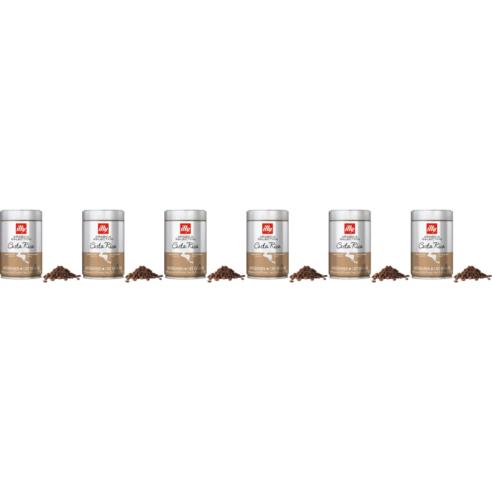 illy - chicchi di caffè - 6 x Arabica Selection - Costa Rica - 250 grammi
