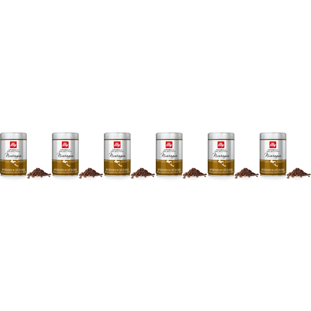 illy - chicchi di caffè - 6 x Arabica Selection - Nicaragua - 250 grammi