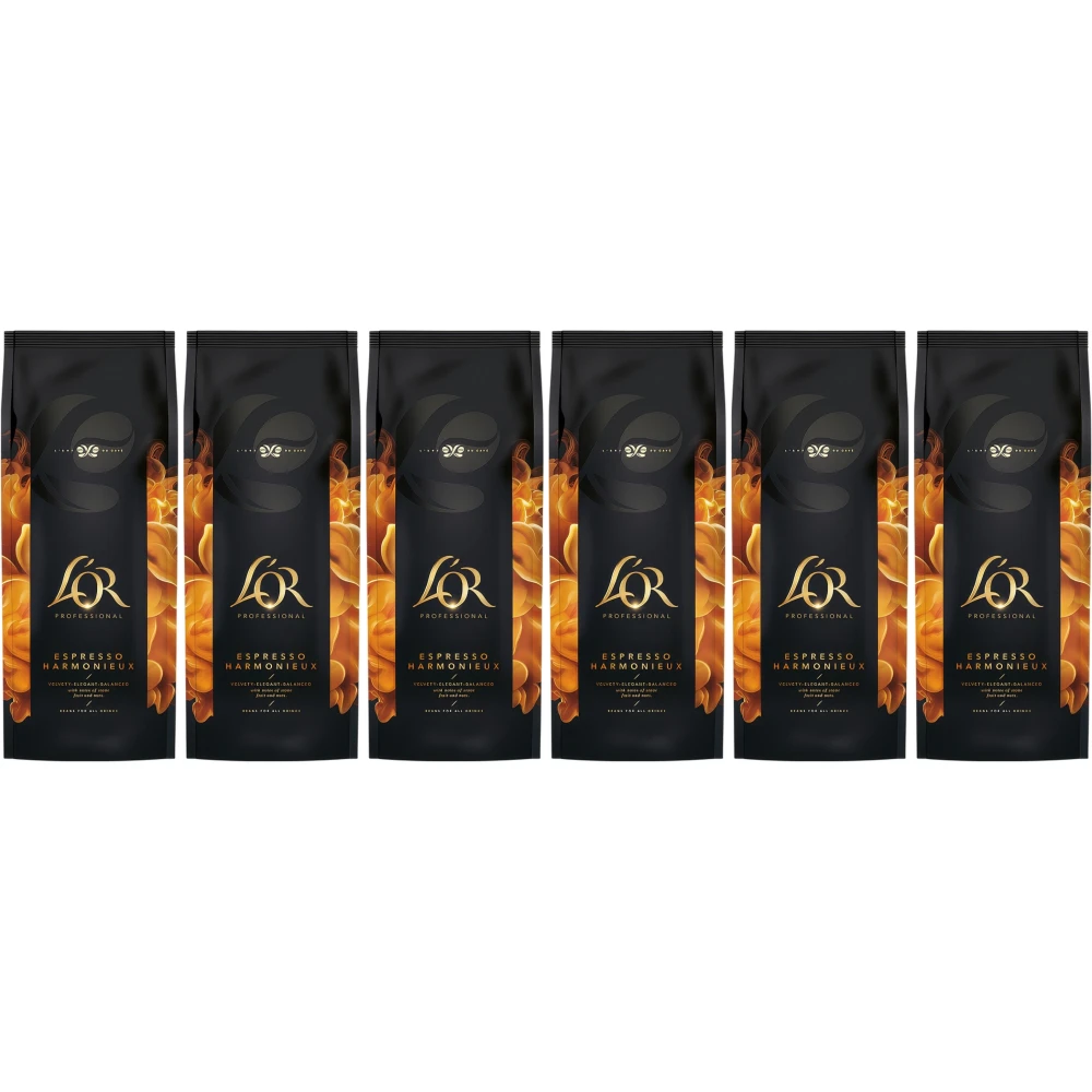L'OR Harmonieux Espresso - chicchi di caffè - 6 x 1 kg