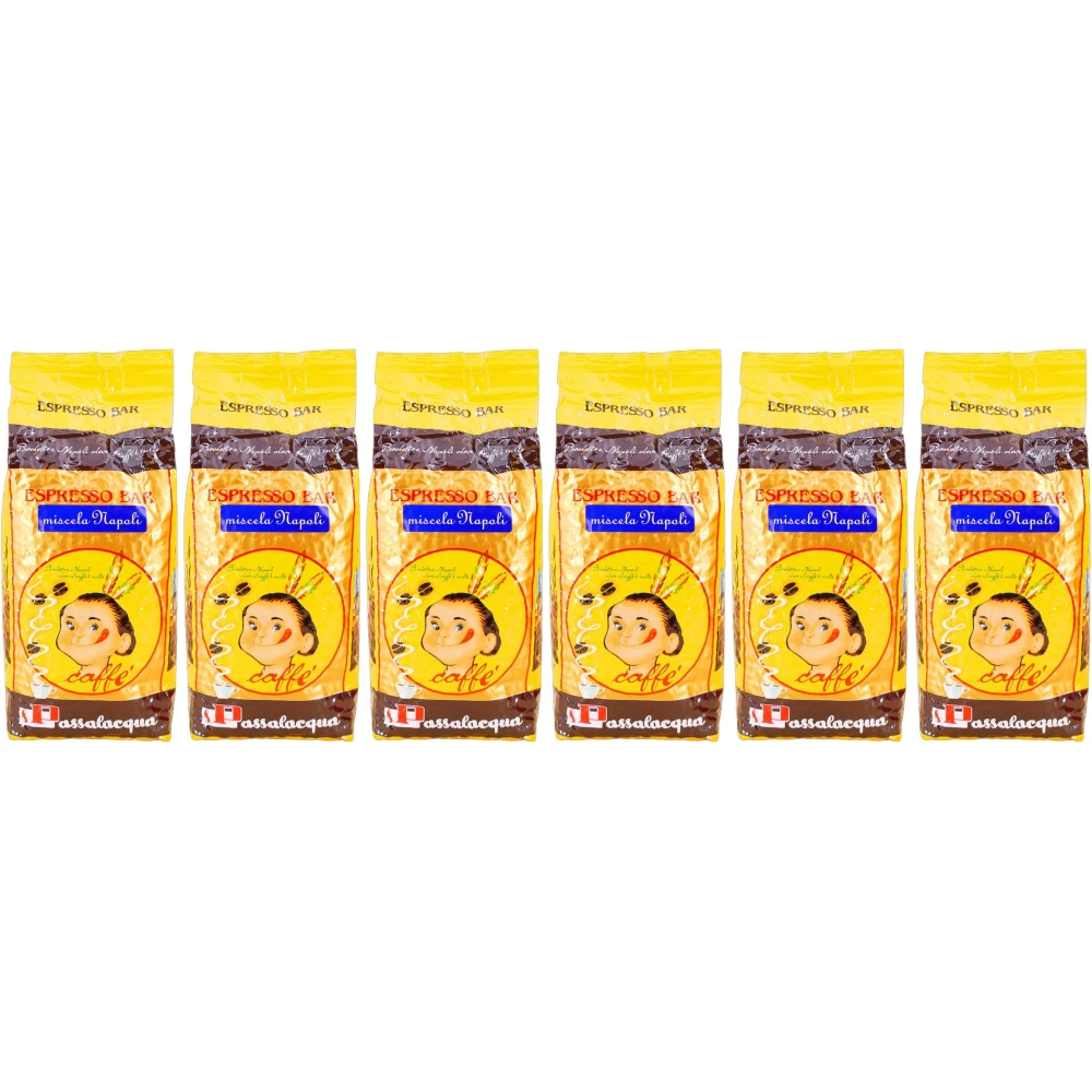 Passalacqua Miscela Napoli - chicchi di caffè - 6 x 1 kg