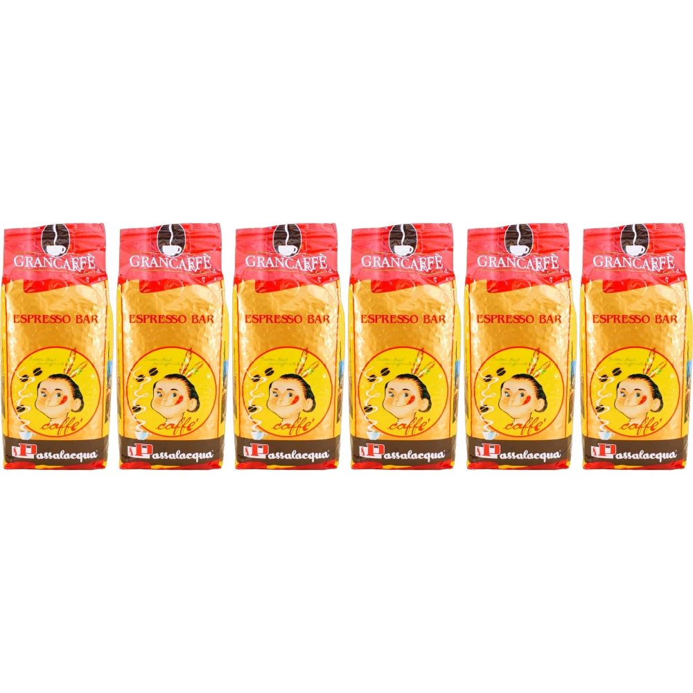 Passalacqua Grancaffé - chicchi di caffè - 6 x 1 kg