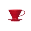 Hario V60 dripper - porselein rood - maat 01