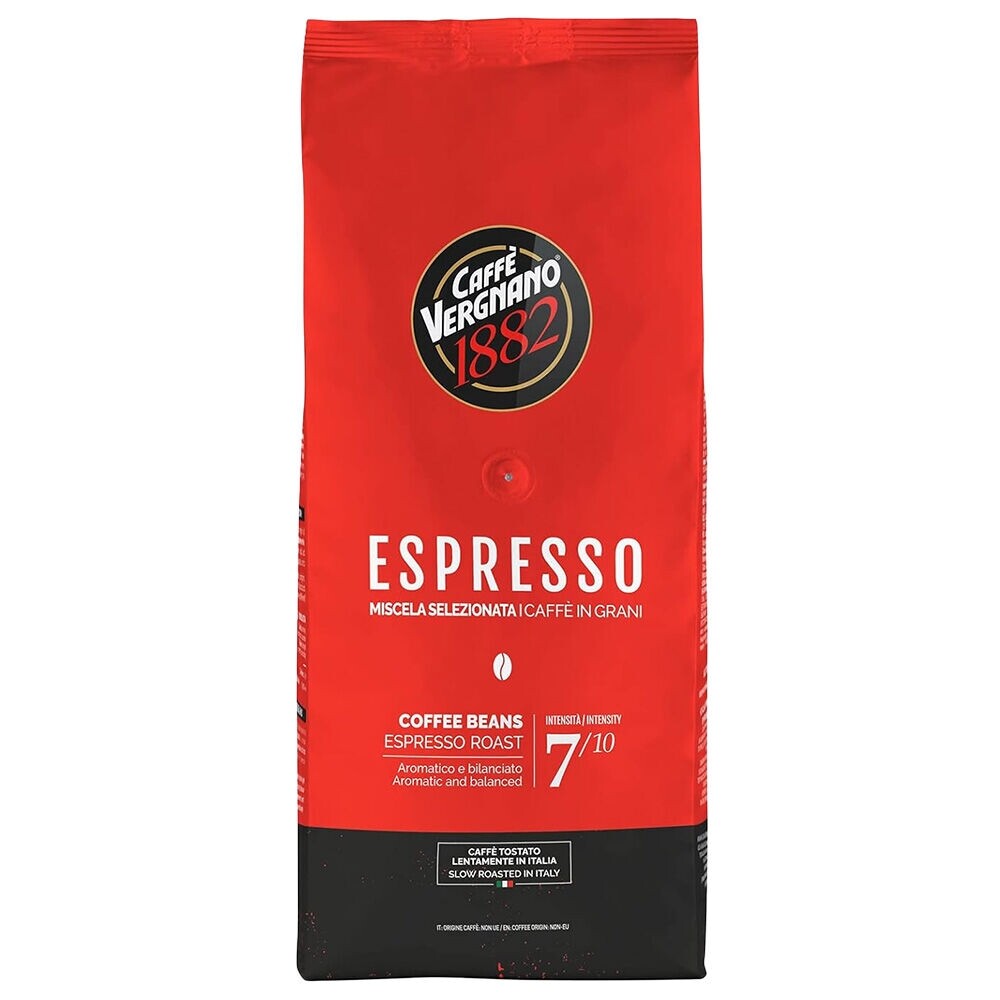 Caffè Vergnano 1882 Espresso - Caffè in grani - 6 x 1 chilo