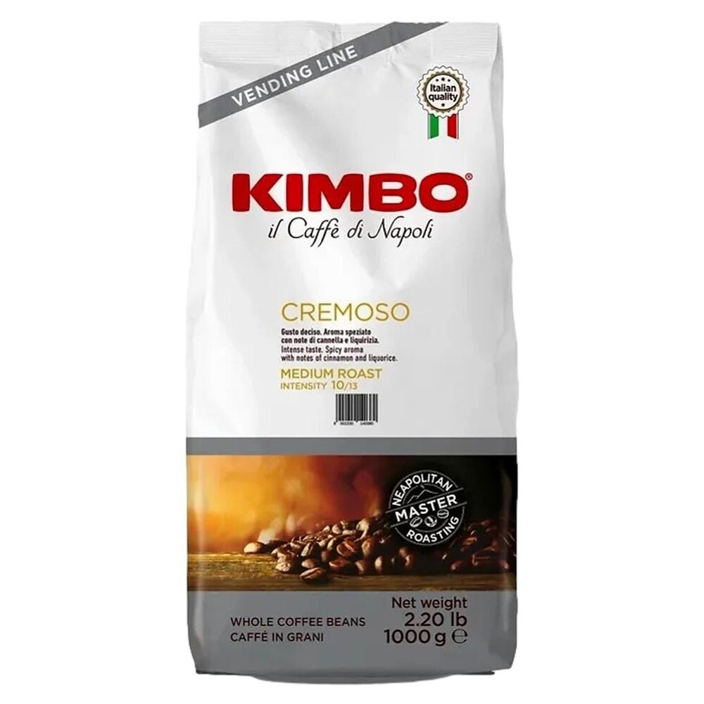 Kimbo Cremoso - chicchi di caffè - 6 x 1 kg