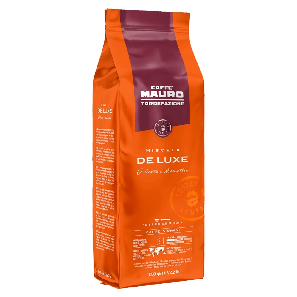 Caffè Mauro De Luxe - chicchi di caffè - 6 x 1 kg