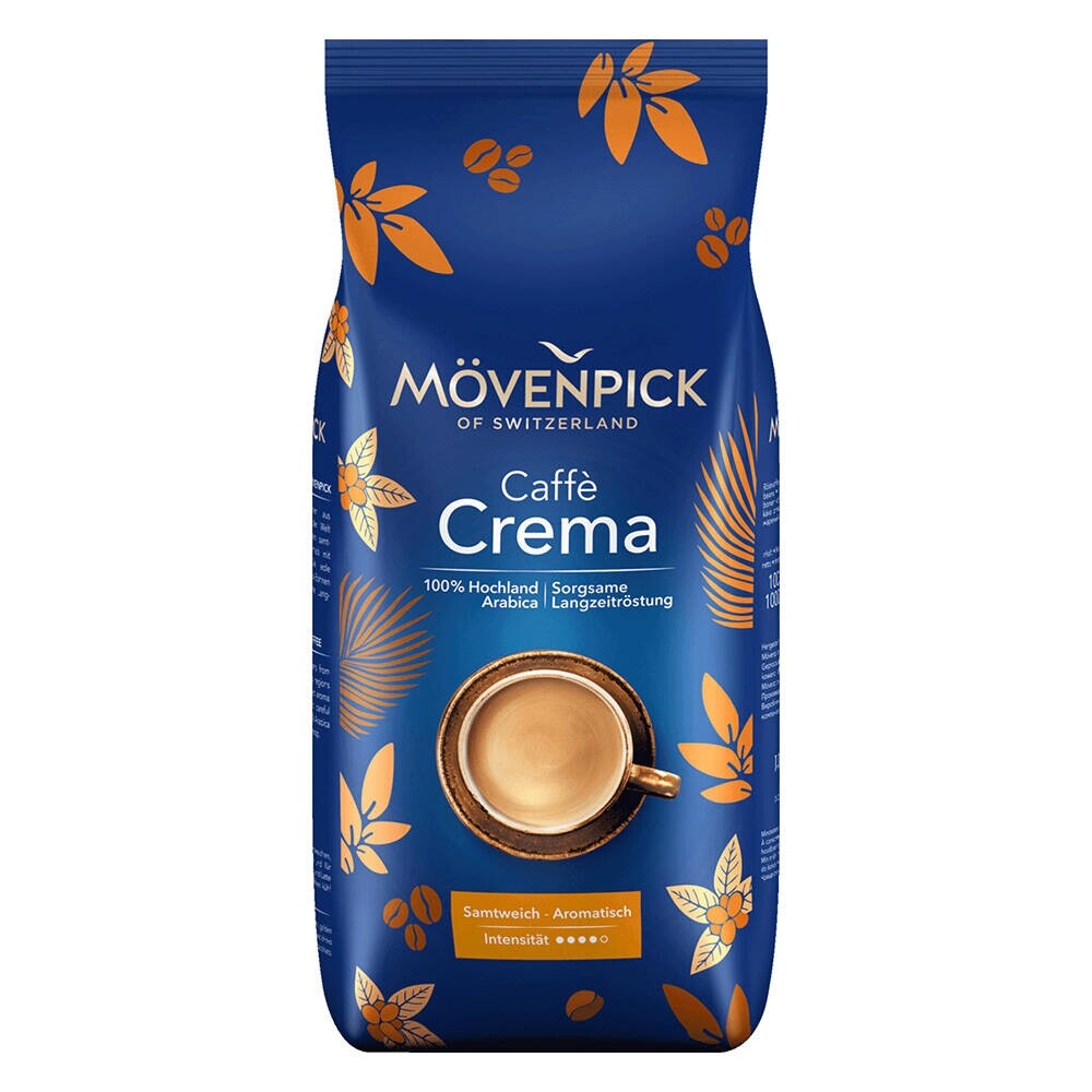 Mövenpick caffè crema - chicchi di caffè - 4 x 1 chilo