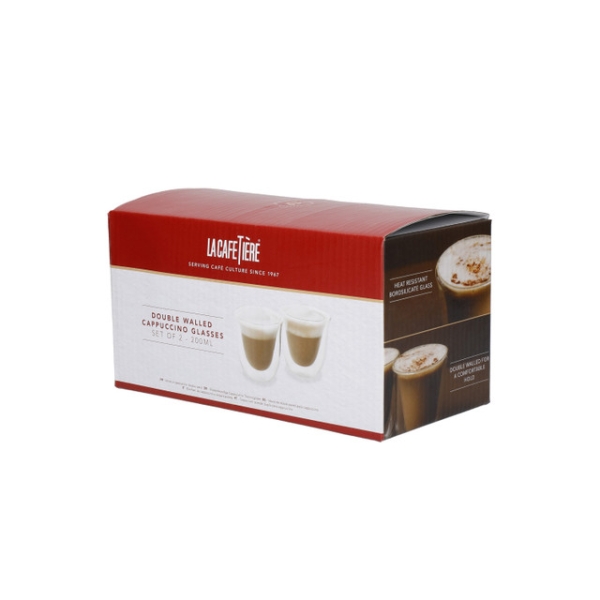 La Cafetière - Bicchieri Cappuccino a Doppia Parete - 2 pezzi