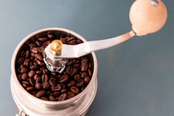 La Cafetière - macinacaffè / macinatore di chicchi - Rame & Acciaio Inox