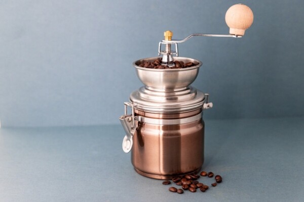 La Cafetière - macinacaffè / macinatore di chicchi - Rame & Acciaio Inox