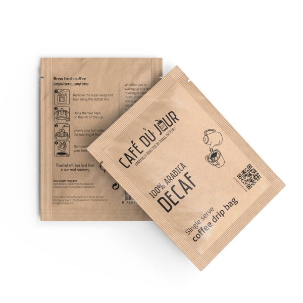 100% Arabica Decaffeinato - Bustine Monodose Drip Coffee - 14 pezzi