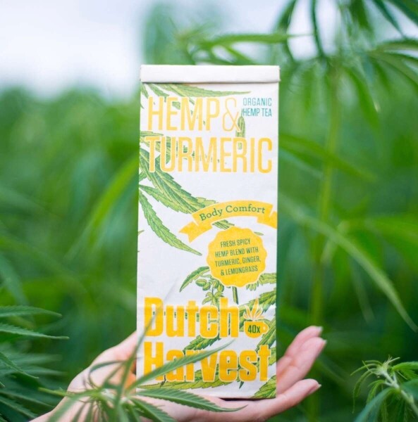 Hemp & Curcuma - Tè Canapa & Curcuma 50 grammi - Dutch Harvest tè sfuso