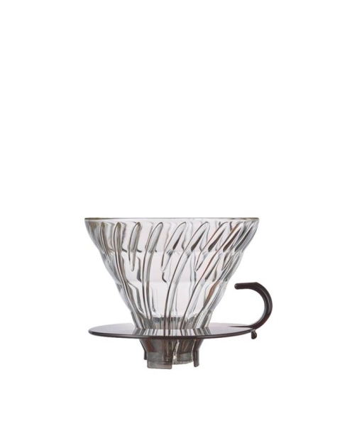 Hario V60 dripper - vetro nero misura 02