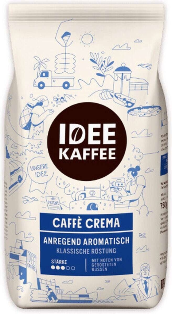 Idee Kaffee Caffè Crema - chicchi di caffè - 750 grammi