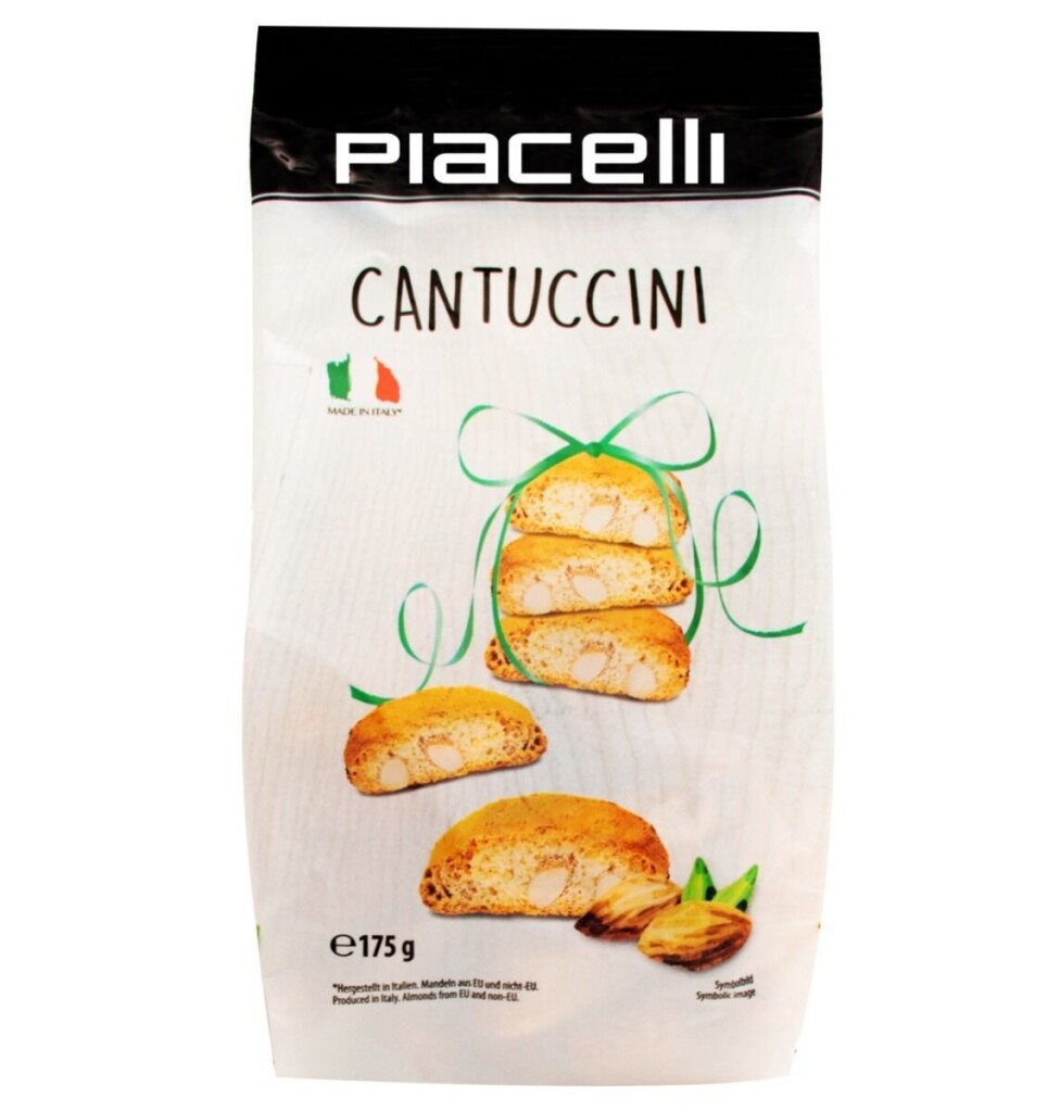Cantuccini - biscotti italiani alle mandorle - 175 grammi