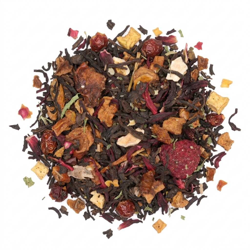 Frutti di Bosco - Tè Pu-Erh 100 grammi - Café du Jour tè sfuso