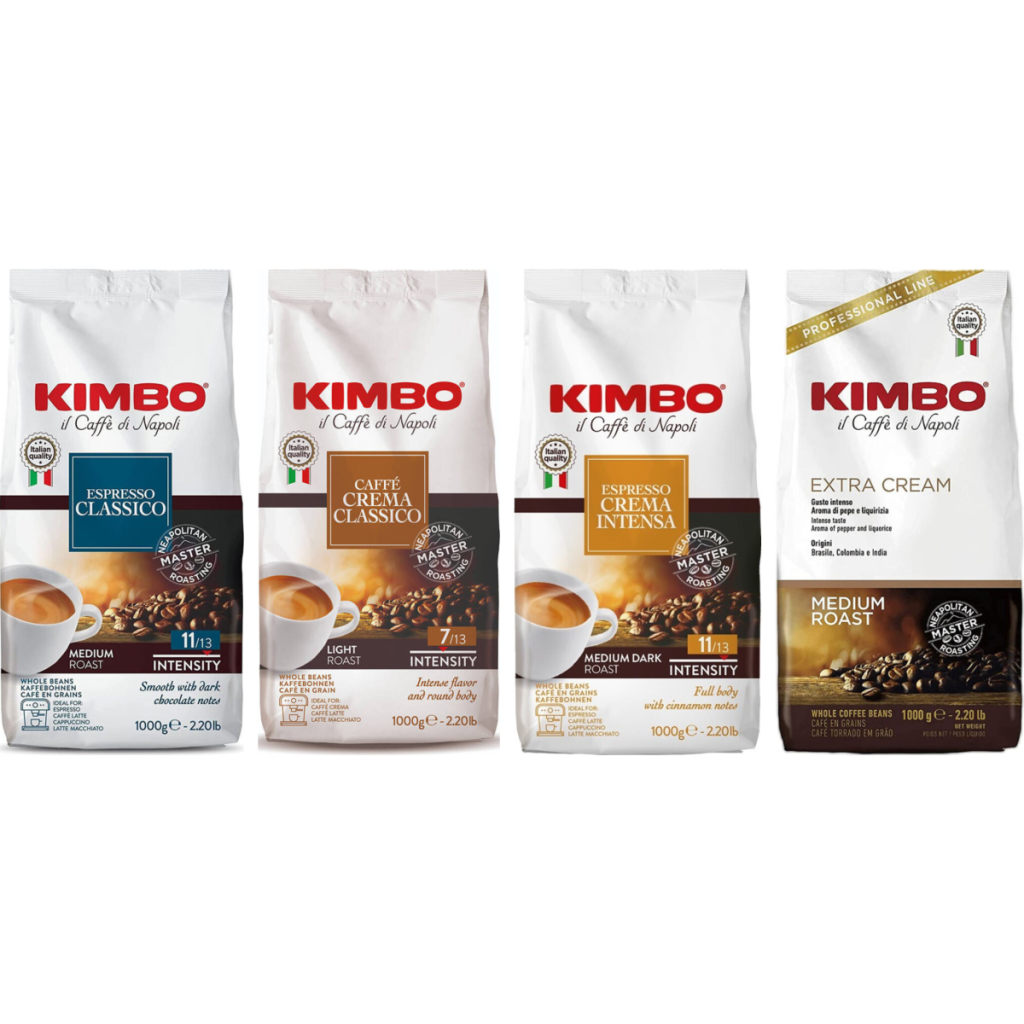 Kimbo Confezione Degustazione Italiana Classica - 4 x 1 kg