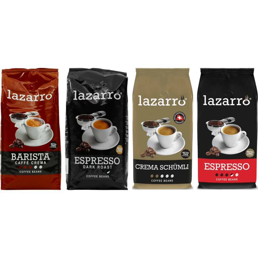 Lazarro Confezione Degustazione - caffè in grani - 4 x 1 kg