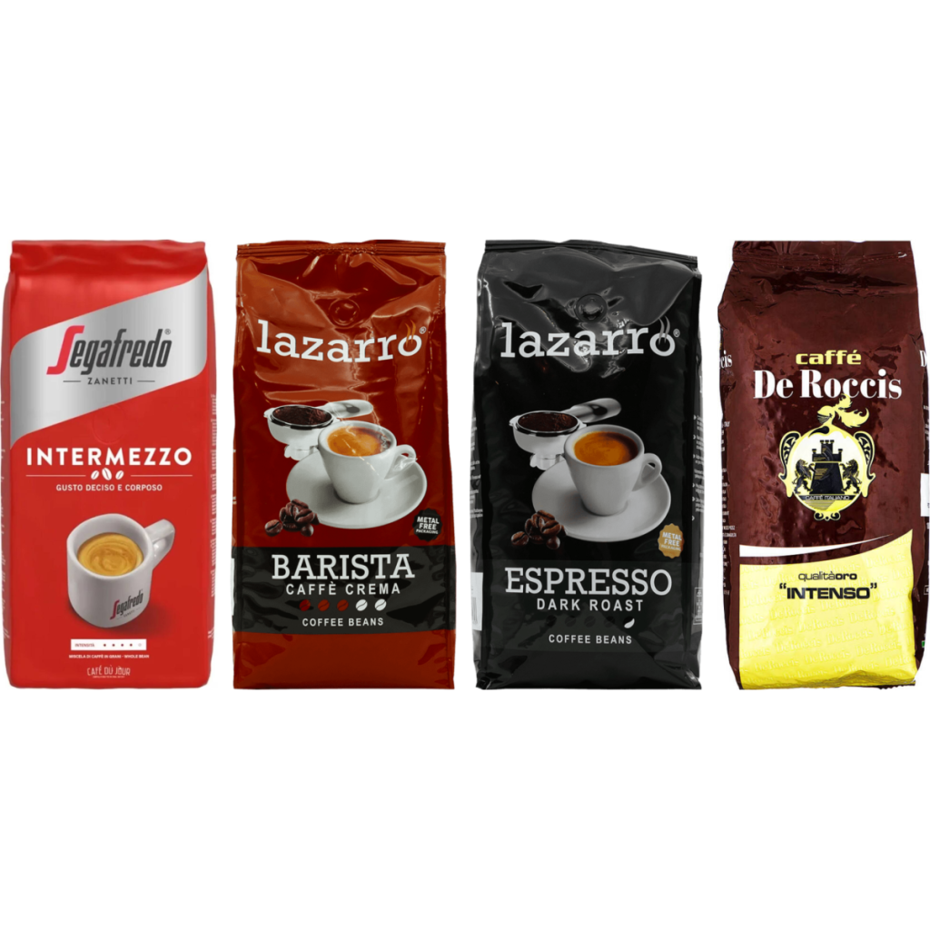 Selezione Espresso Italiano - 4 x 1 kilo caffè in grani