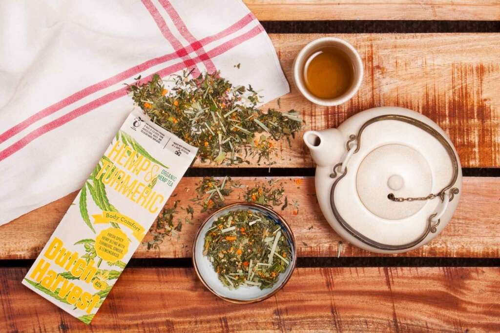 Hemp & Curcuma - Tè di Canapa & Curcuma 50 gram - Dutch Harvest tè sfuso