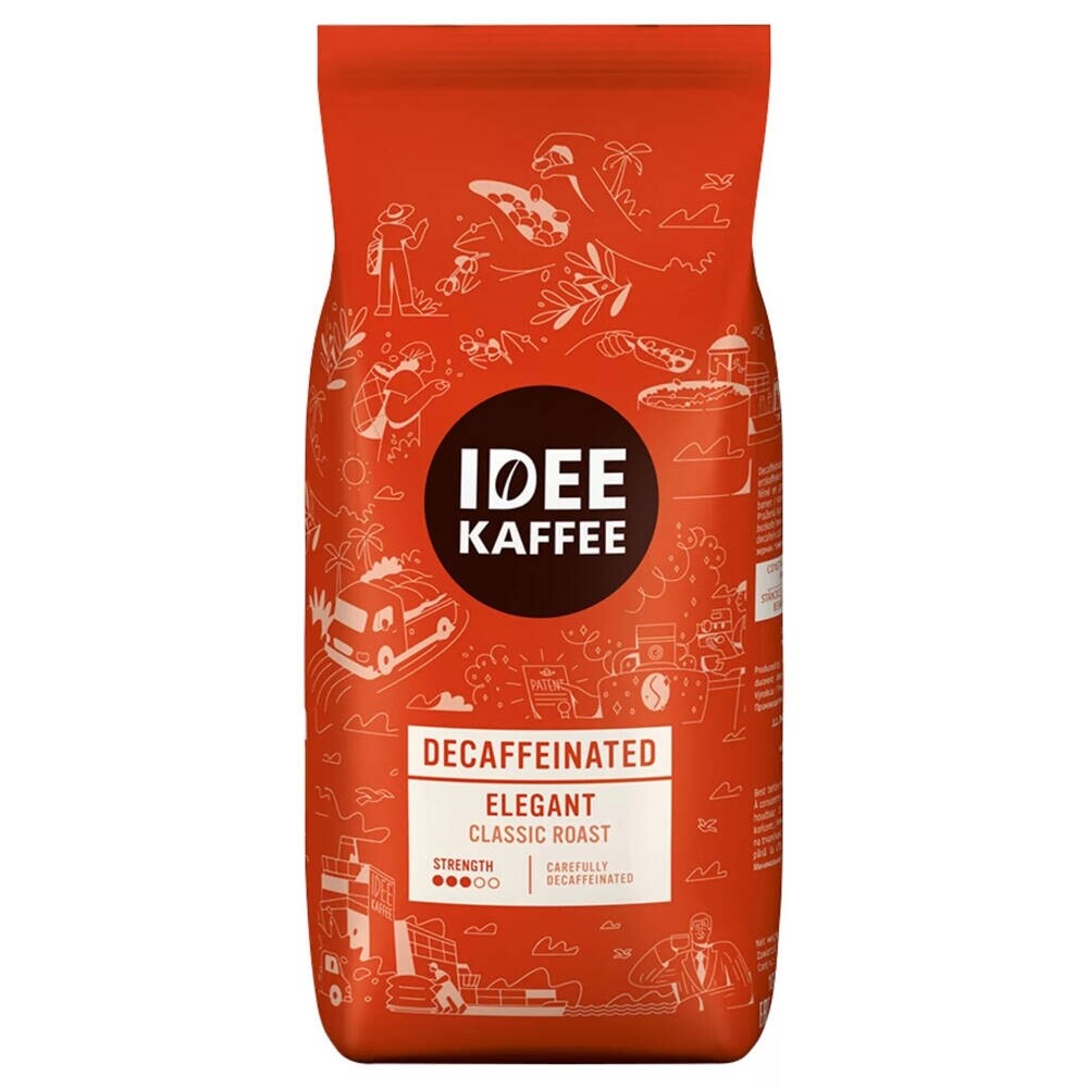 IDEE Kaffee Elegant Decaffeinato - chicchi di caffè - 1 chilo