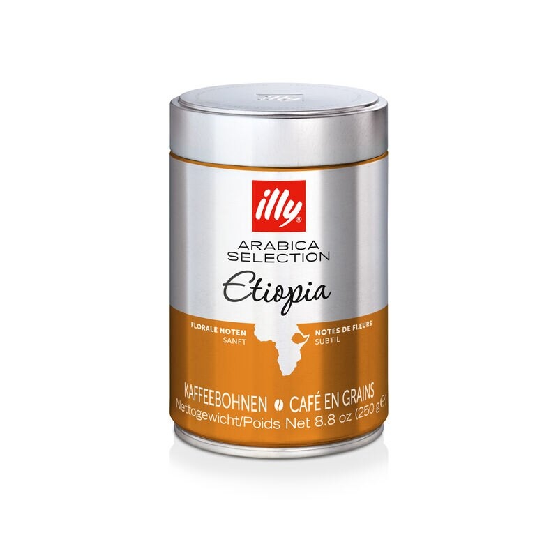 Chicchi di caffè Illy Monoarabica Etiopia 250 grammi