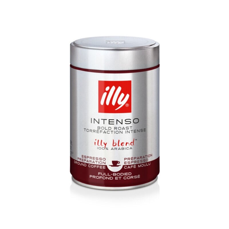 Illy tostatura scura (intenso) 250 grammi caffè macinato