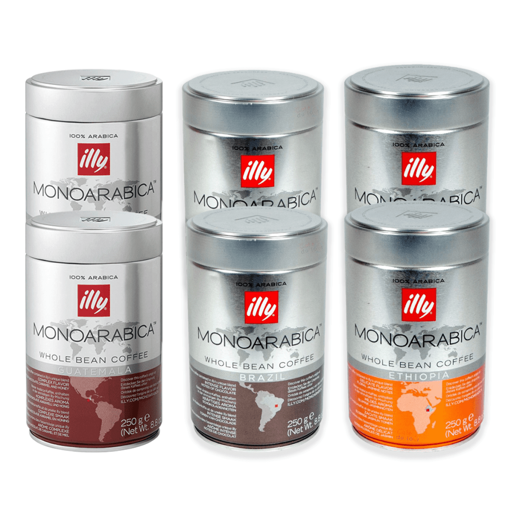 illy Monoarabica confezione degustazione - chicchi di caffè - 6 x 250 grammi