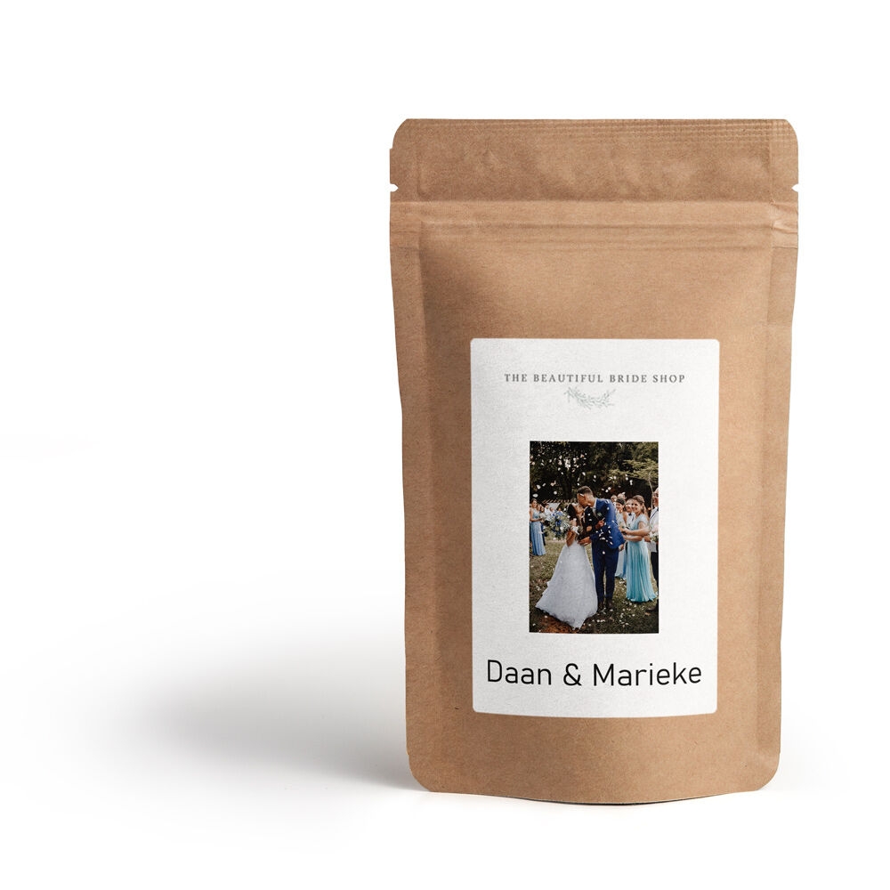 Sacchetto di caffè con la tua etichetta personalizzata