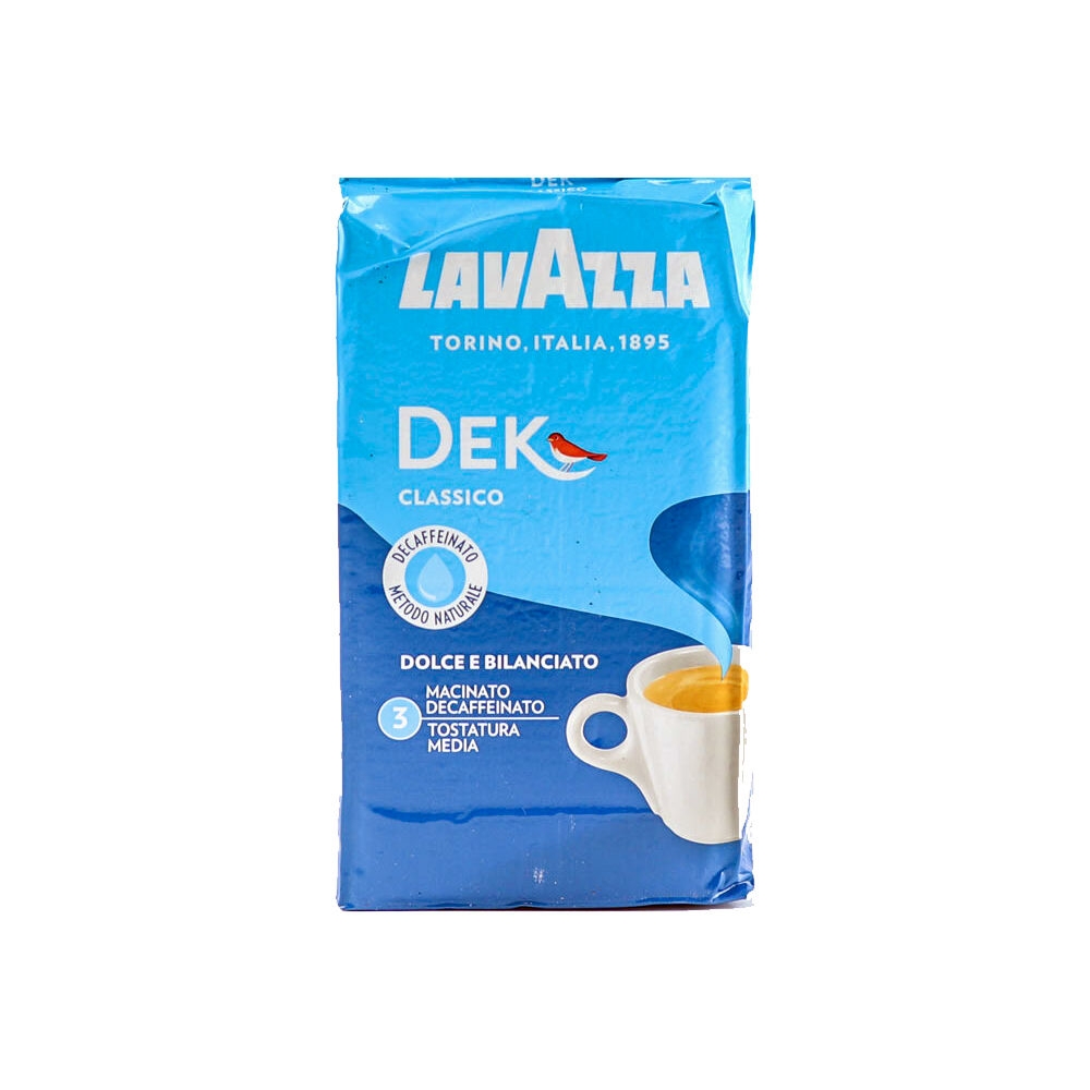 Lavazza DEK Classico caffè macinato decaffeinato 250 grammi